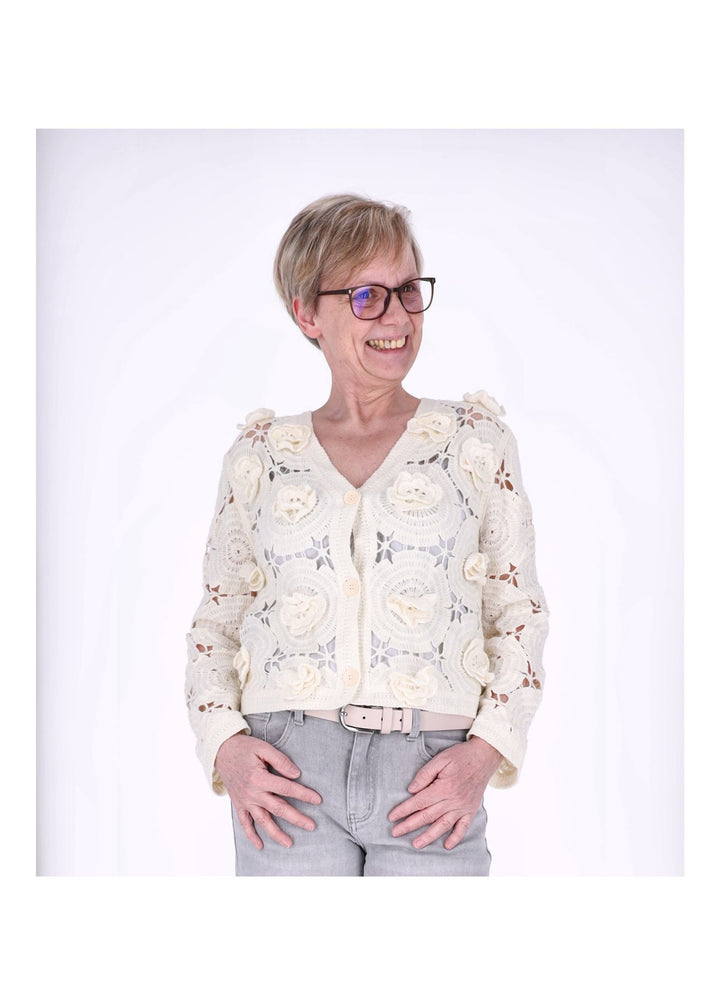 Strickjacke Häkel Damen