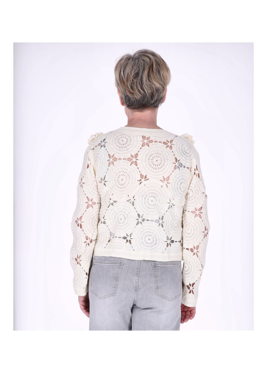 Strickjacke Häkel Damen