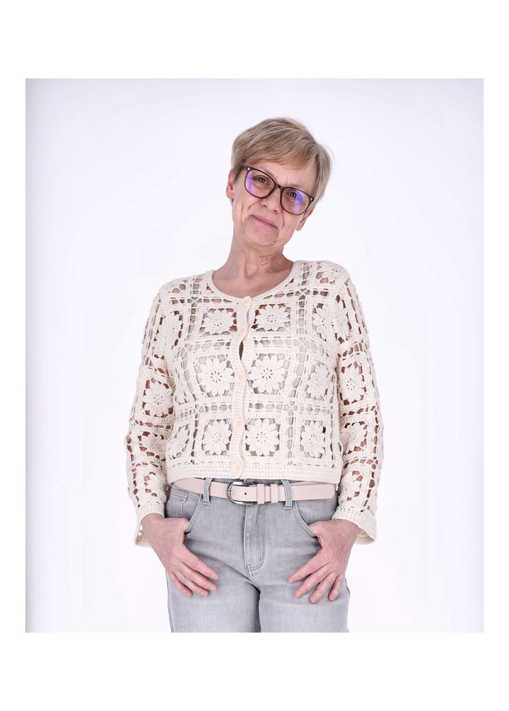 Strickjacke Häkel Damen