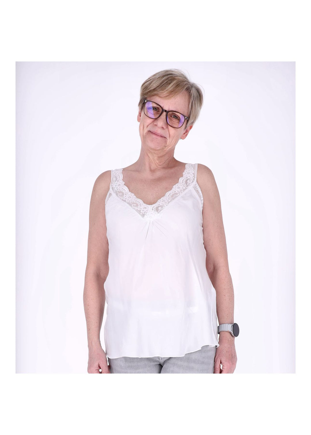 Splash of Color Damen-Top Viskose