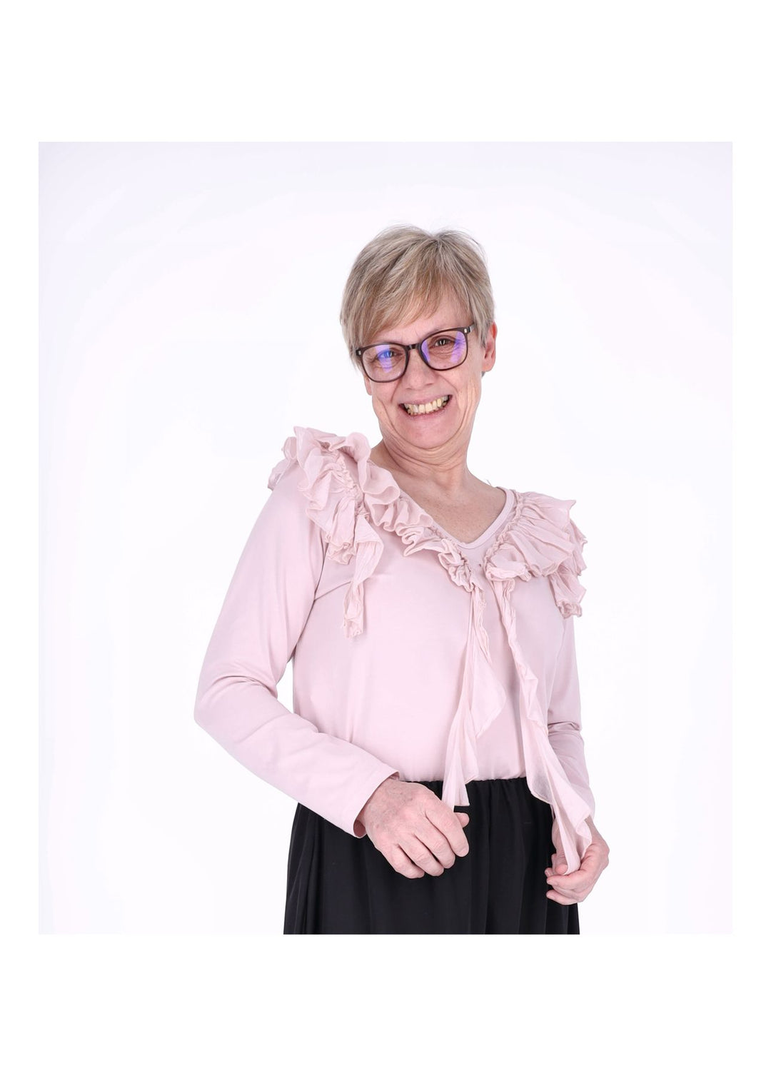 Shirt Damen Rüschen