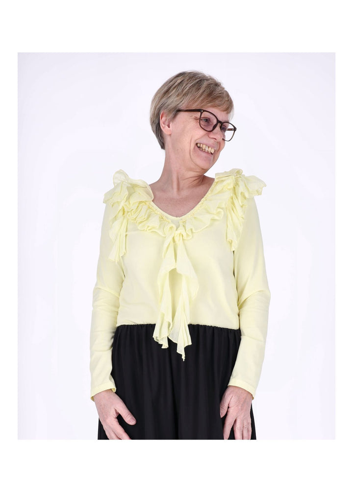 Shirt Damen Rüschen