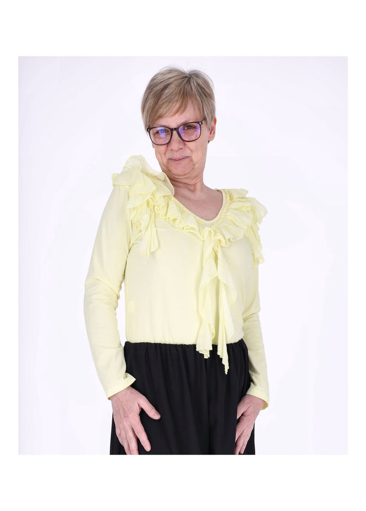 Shirt Damen Rüschen