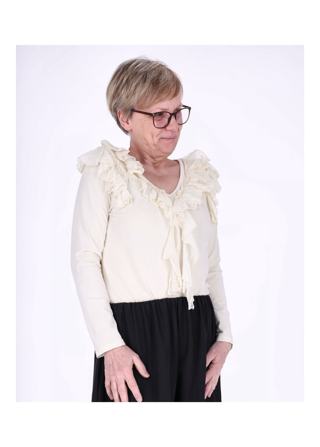 Shirt Damen Rüschen