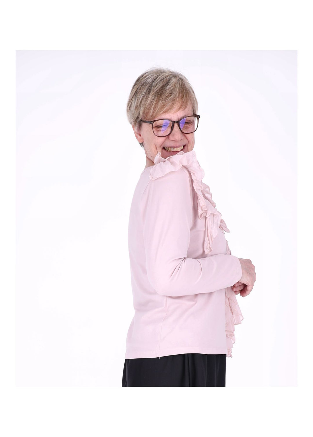 Shirt Damen Rüschen