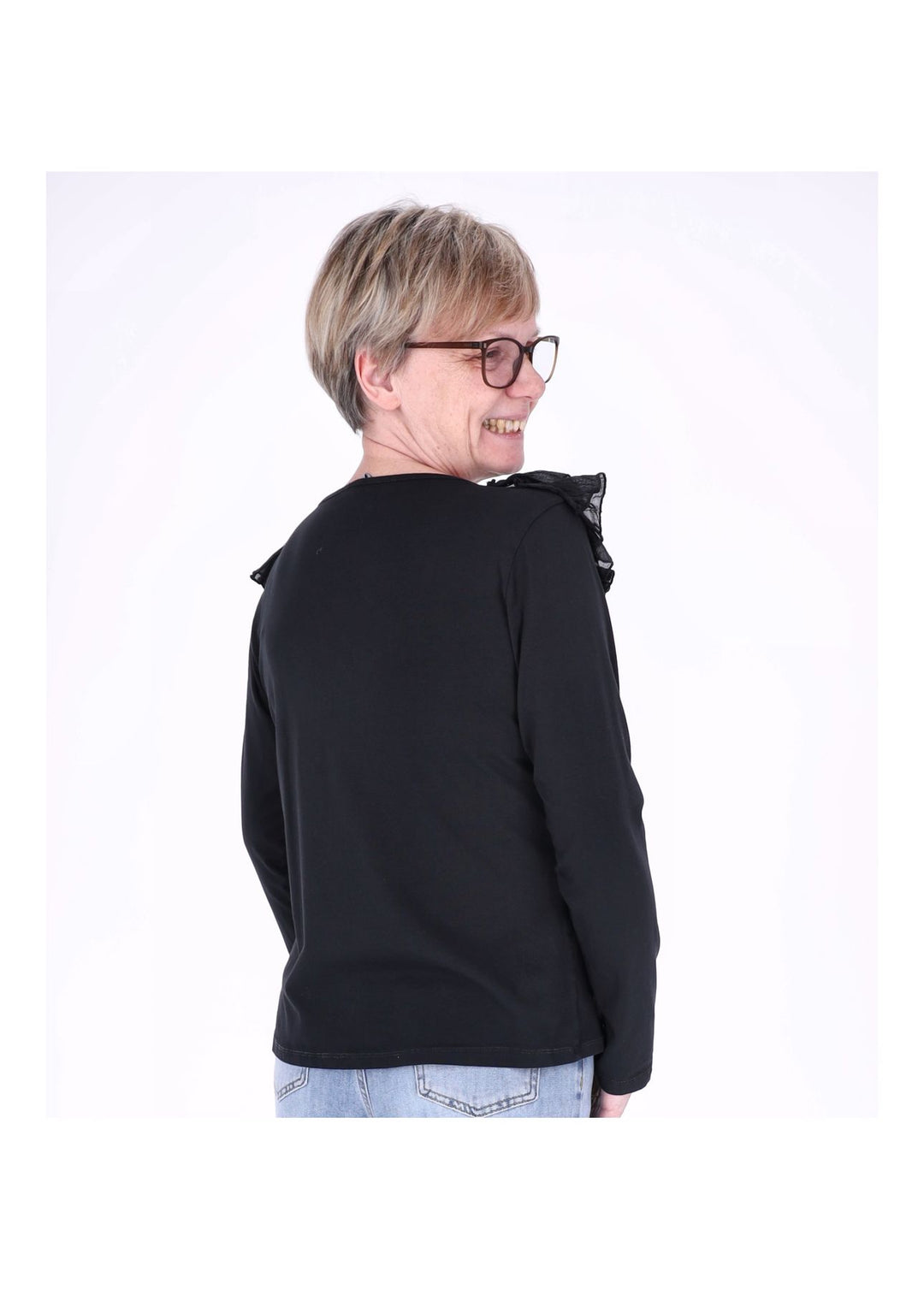 Shirt Damen Rüschen