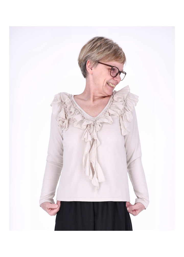 Shirt Damen Rüschen