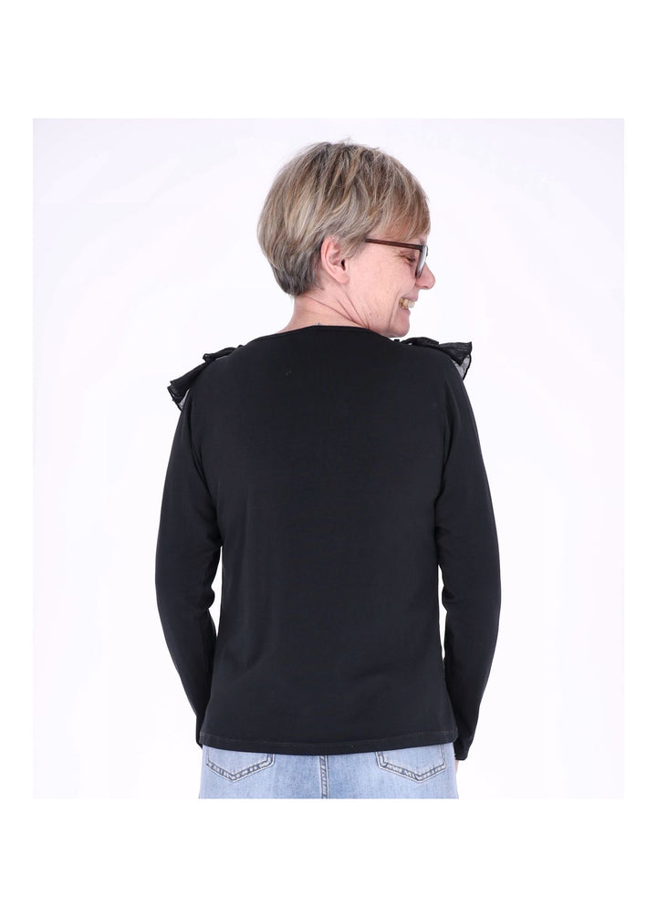 Shirt Damen Rüschen