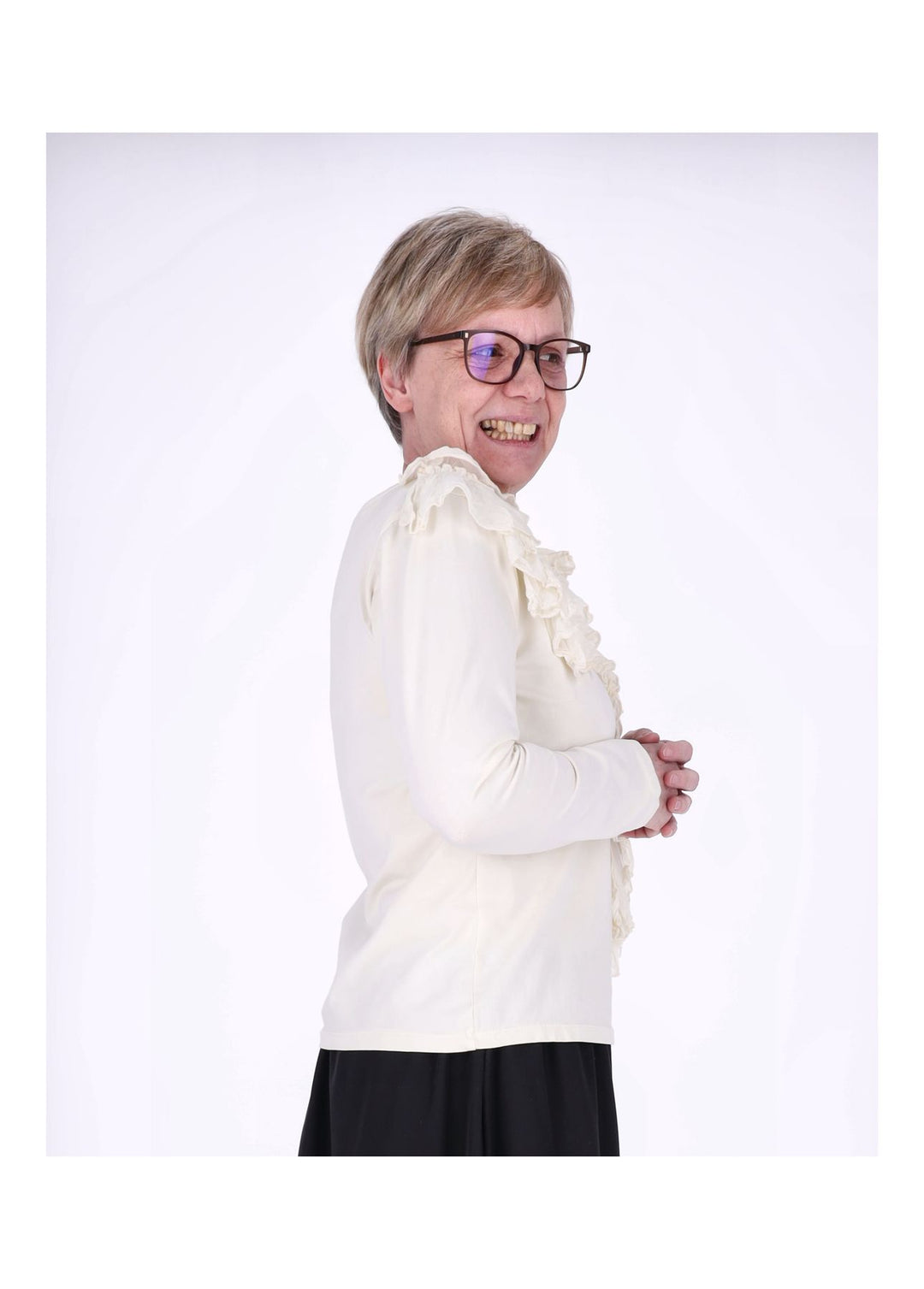 Shirt Damen Rüschen