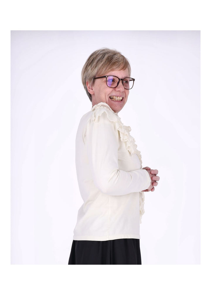 Shirt Damen Rüschen