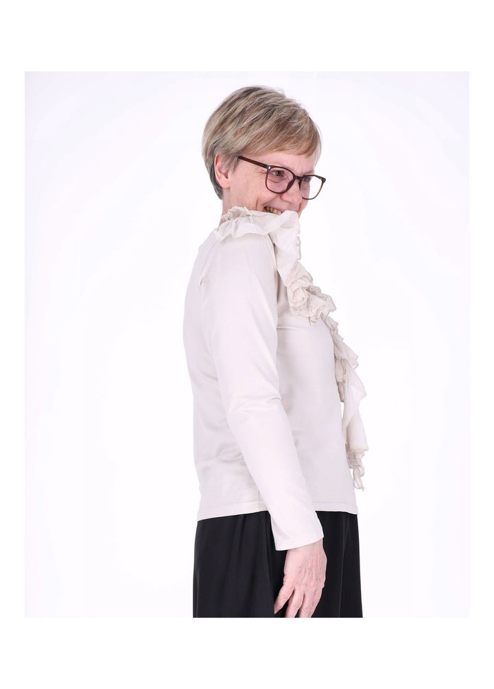 Shirt Damen Rüschen