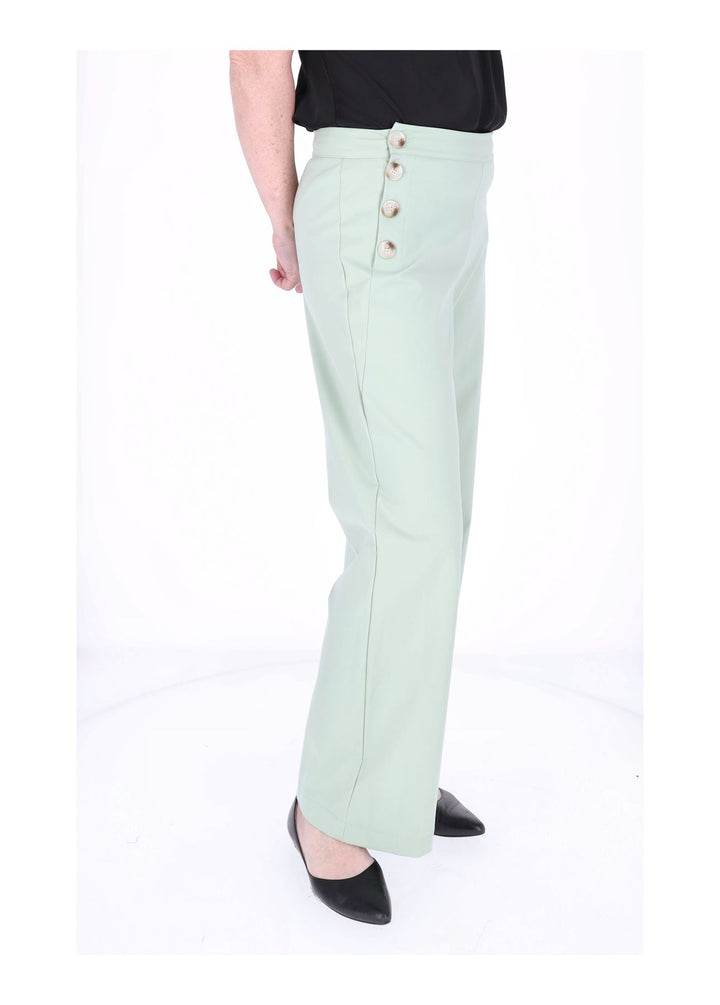 Hose Damen wideleg Knöpfe