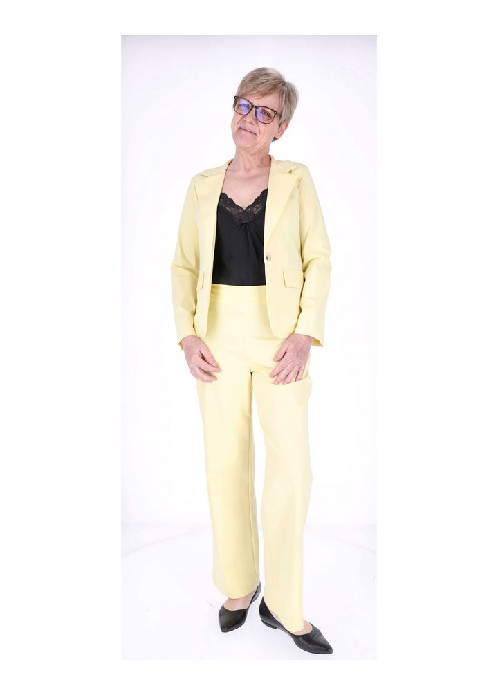 Gelber Damen Blazer – Made in Italy