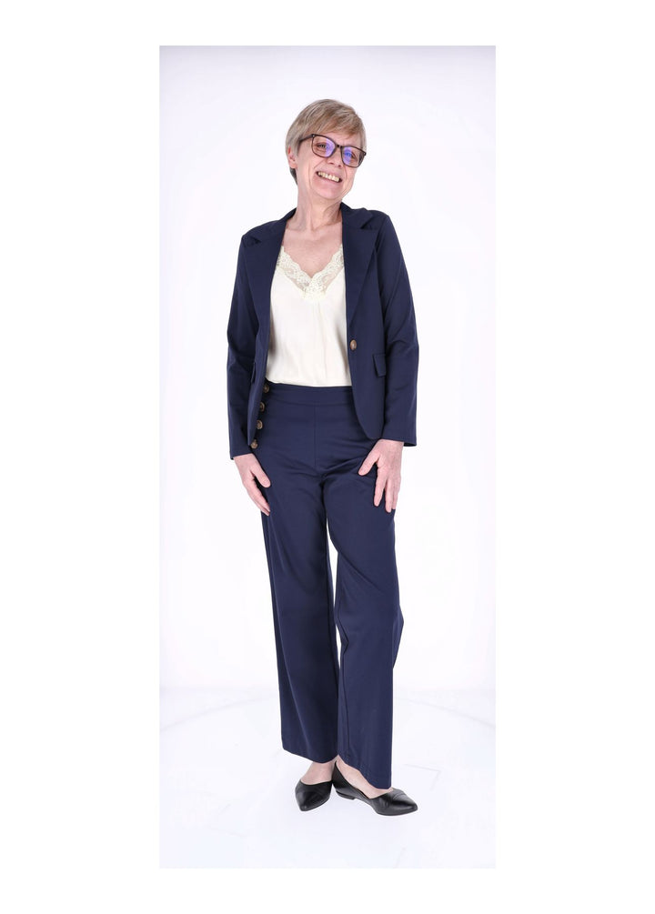 Navy Damen Blazer – Made in Italy