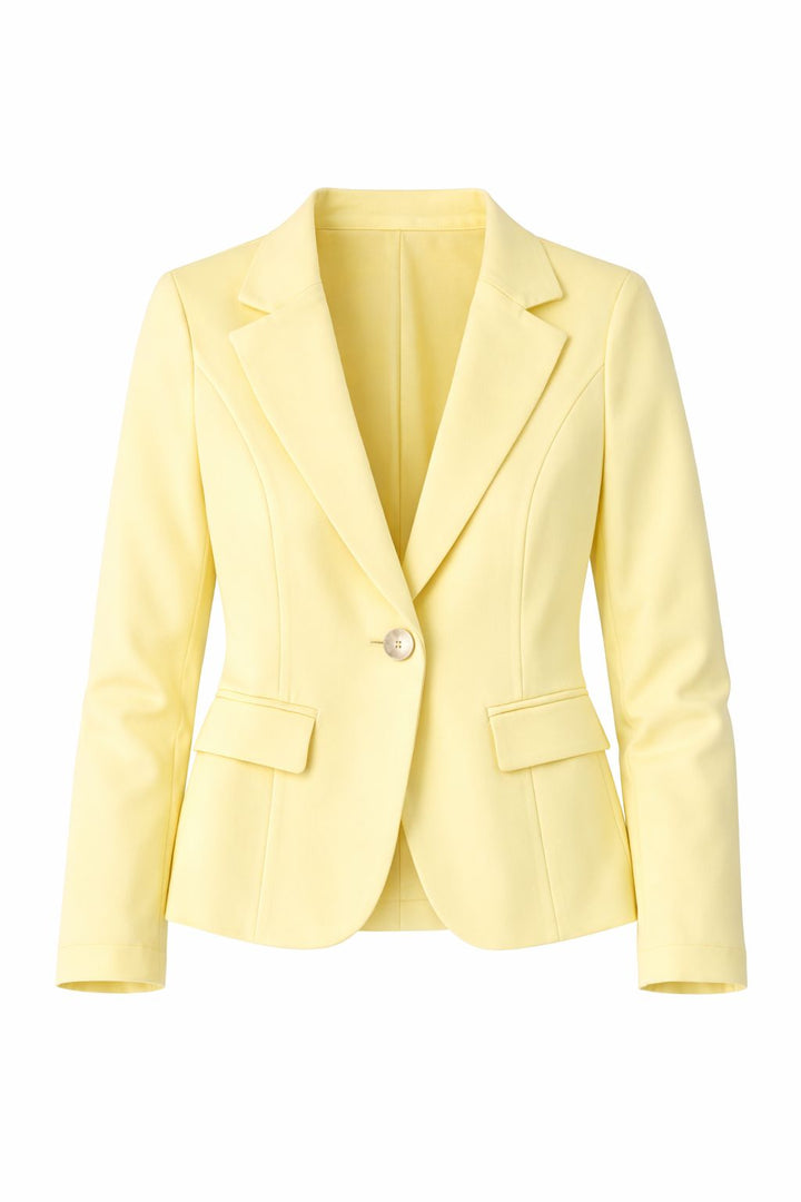 Gelber Damen Blazer – Made in Italy