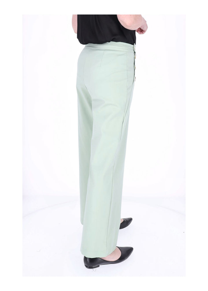 Hose Damen wideleg Knöpfe