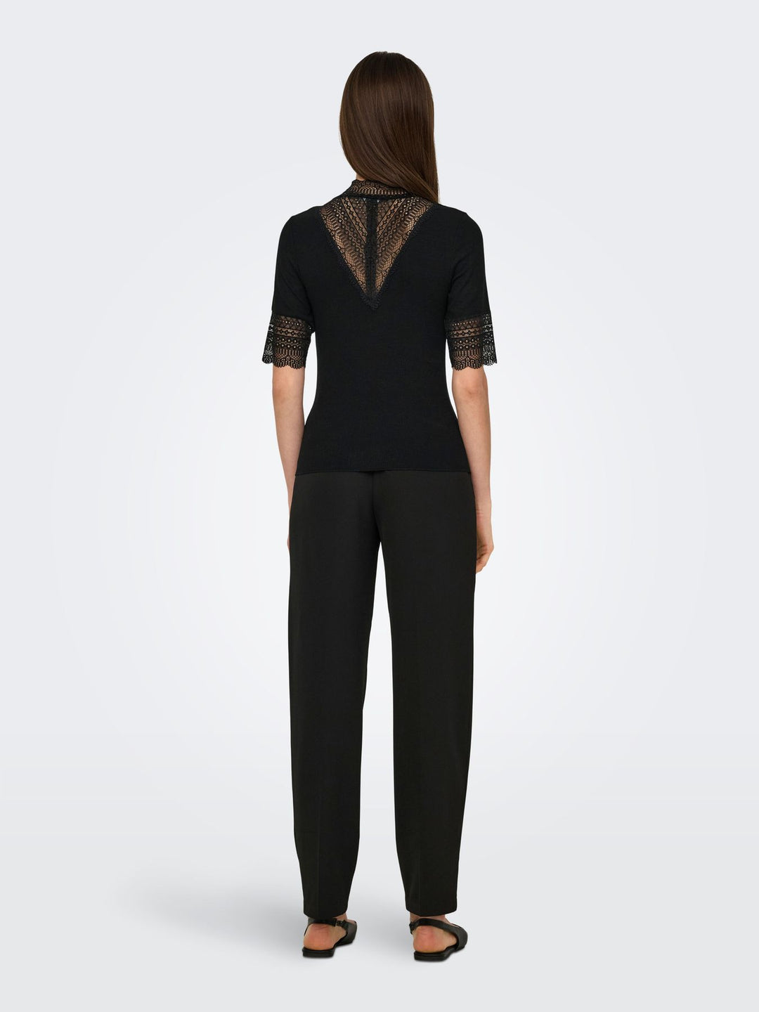 ONLY Highneck Top Kurzarm Cloud Dance