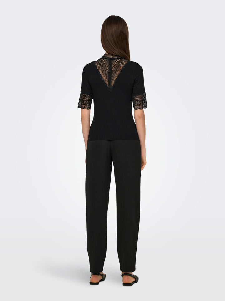 ONLY Highneck Top Kurzarm Cloud Dance