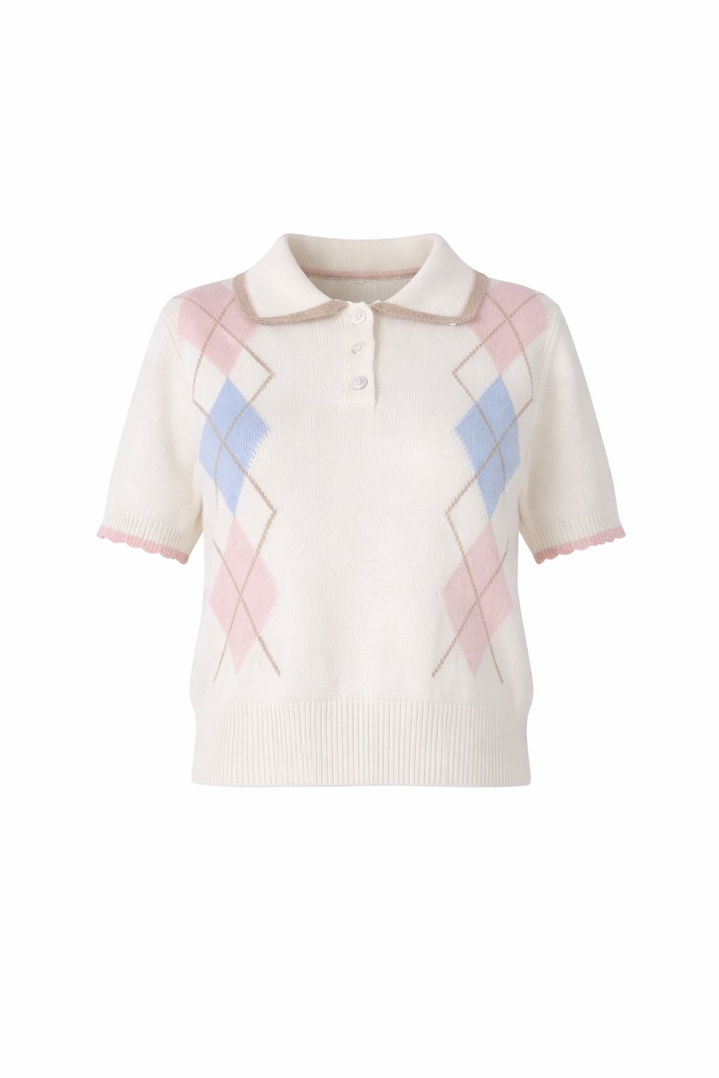 Splash of Color Damen Strickpoloshirt