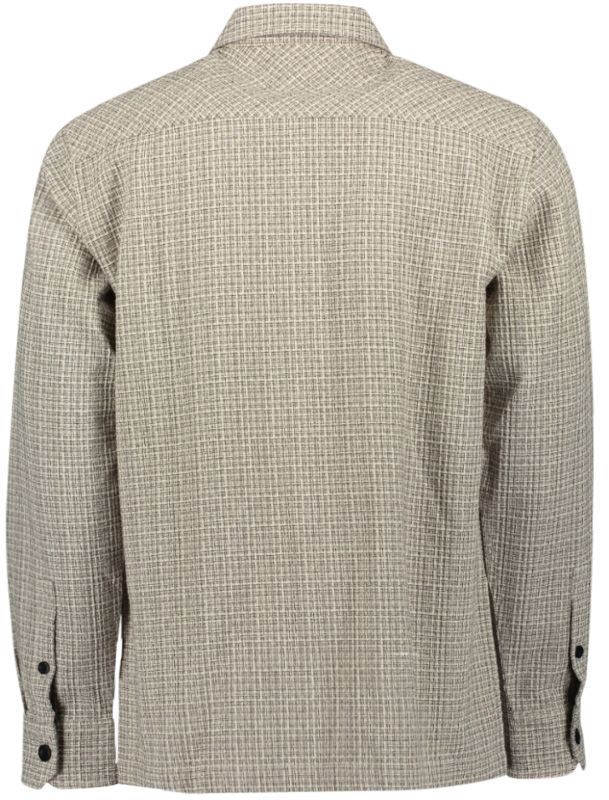 Hemd Herren Langarm Kariert Strucktur