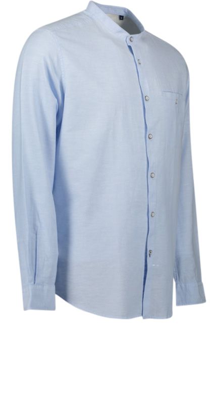 Hemd Herren Langarm Stehkragen