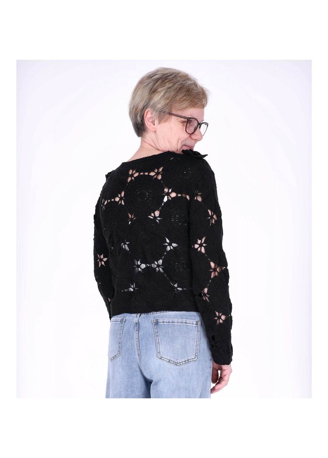 Strickjacke Häkel Damen