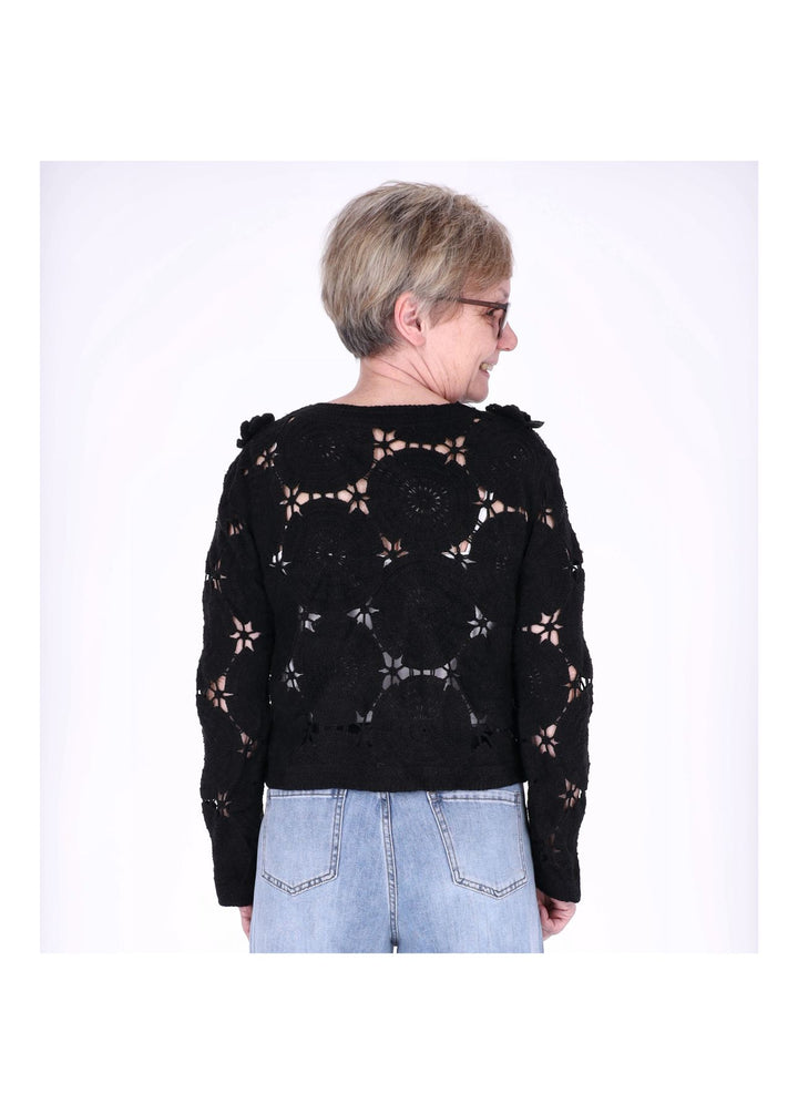 Strickjacke Häkel Damen