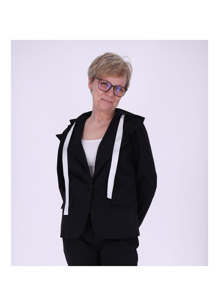 Blazer Damen Kapuze offen