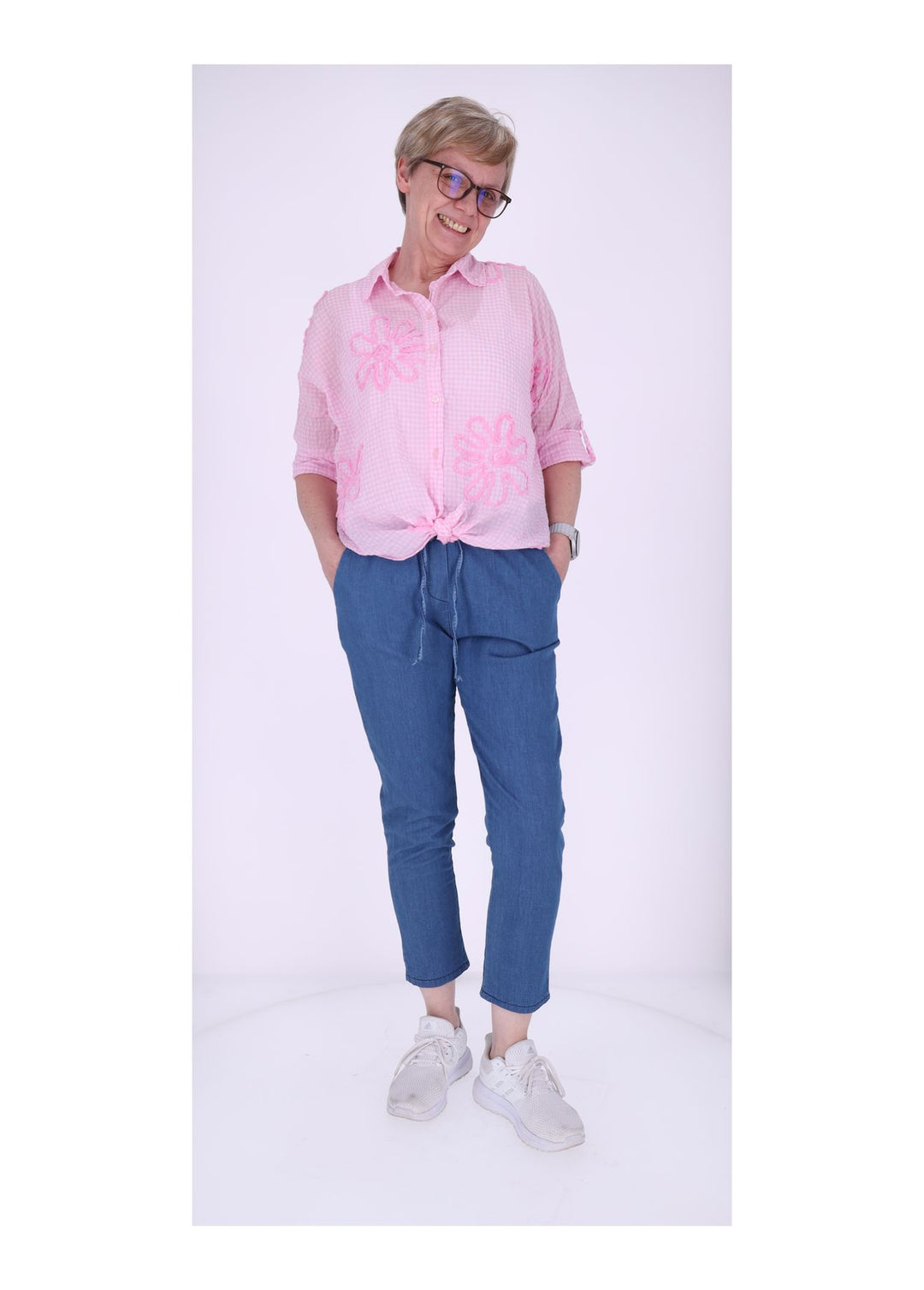 Splash of Color Schlupfhose Damen Jeans