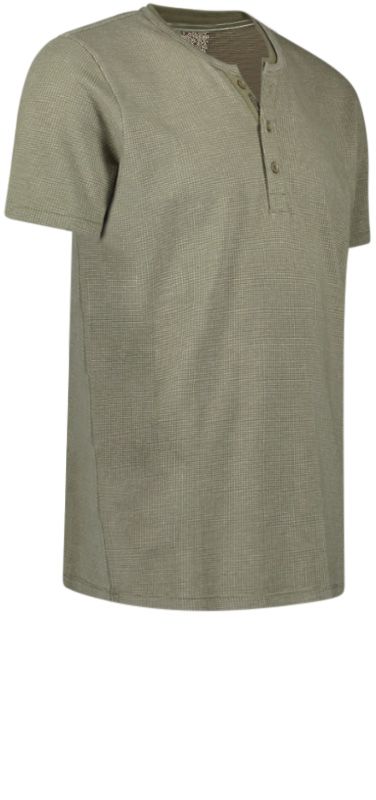 T-Shirt Herren Knopfleiste