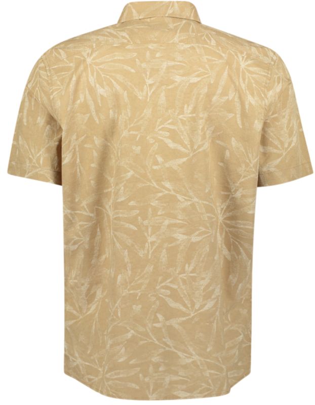 Hemd Herren Kurzarm Blätter