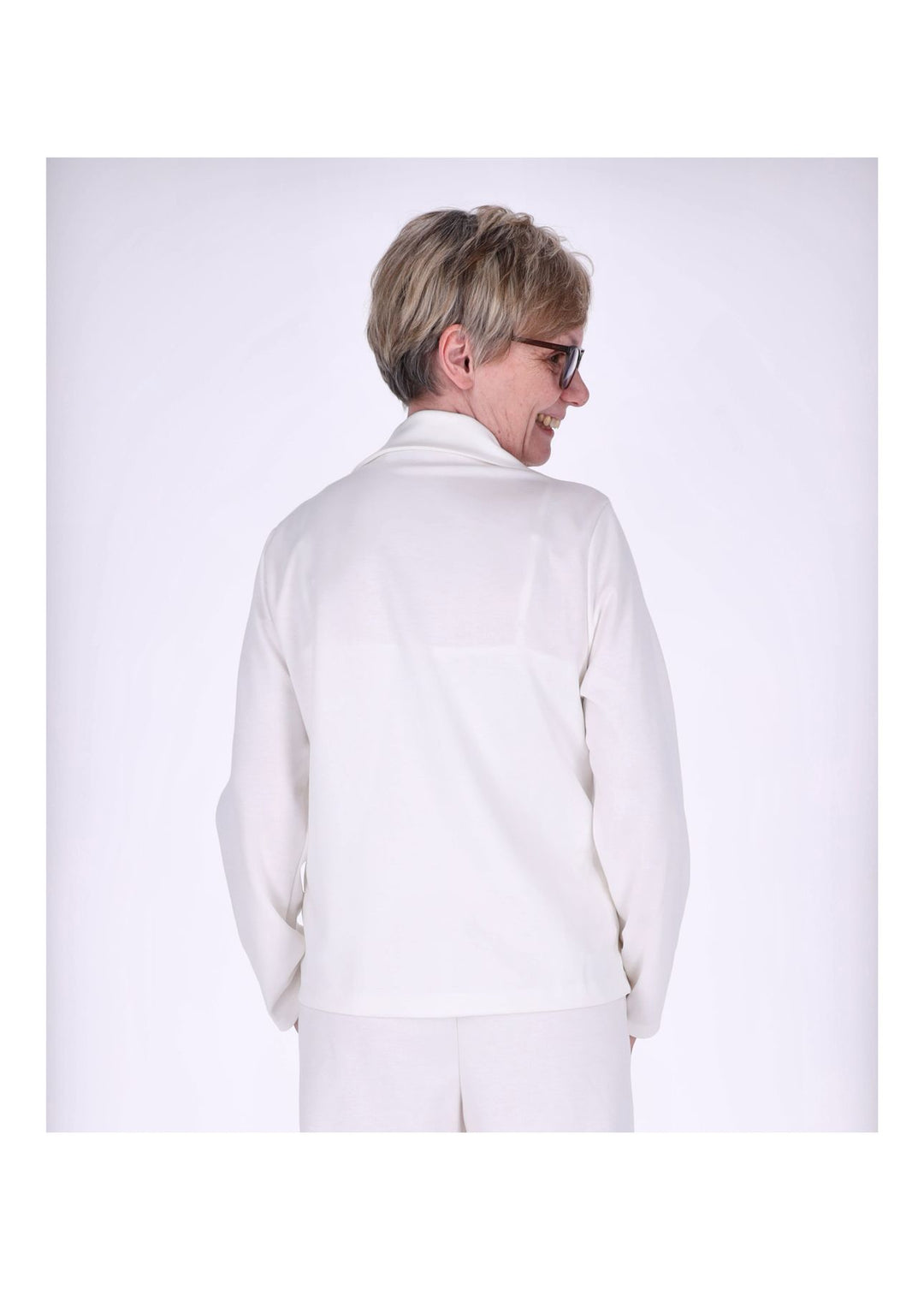 Blazer Damen Ansteckblüte