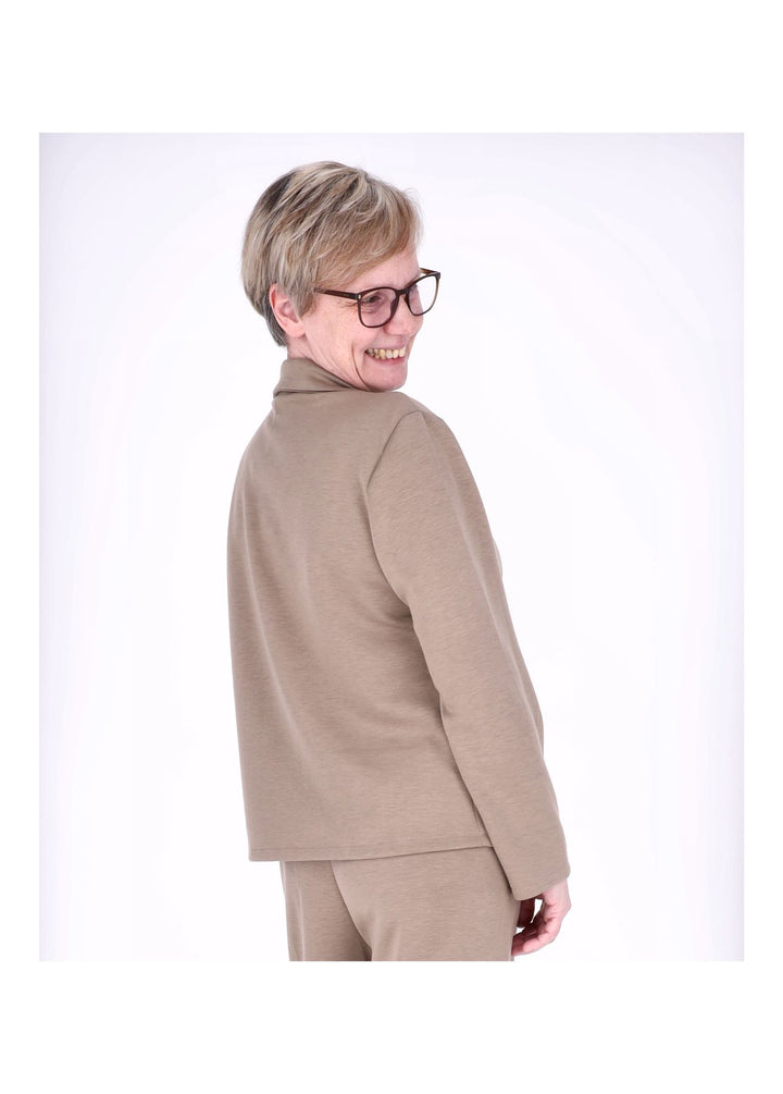 Blazer Damen Ansteckblüte