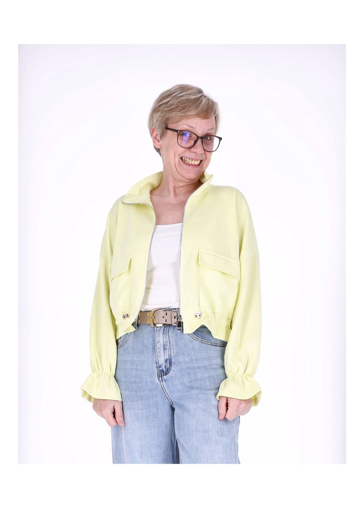 Splash of Color Sweatjacke Damen kurz