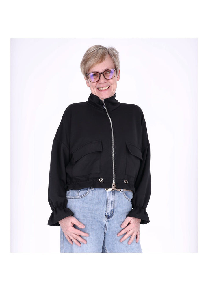 Splash of Color Sweatjacke Damen kurz