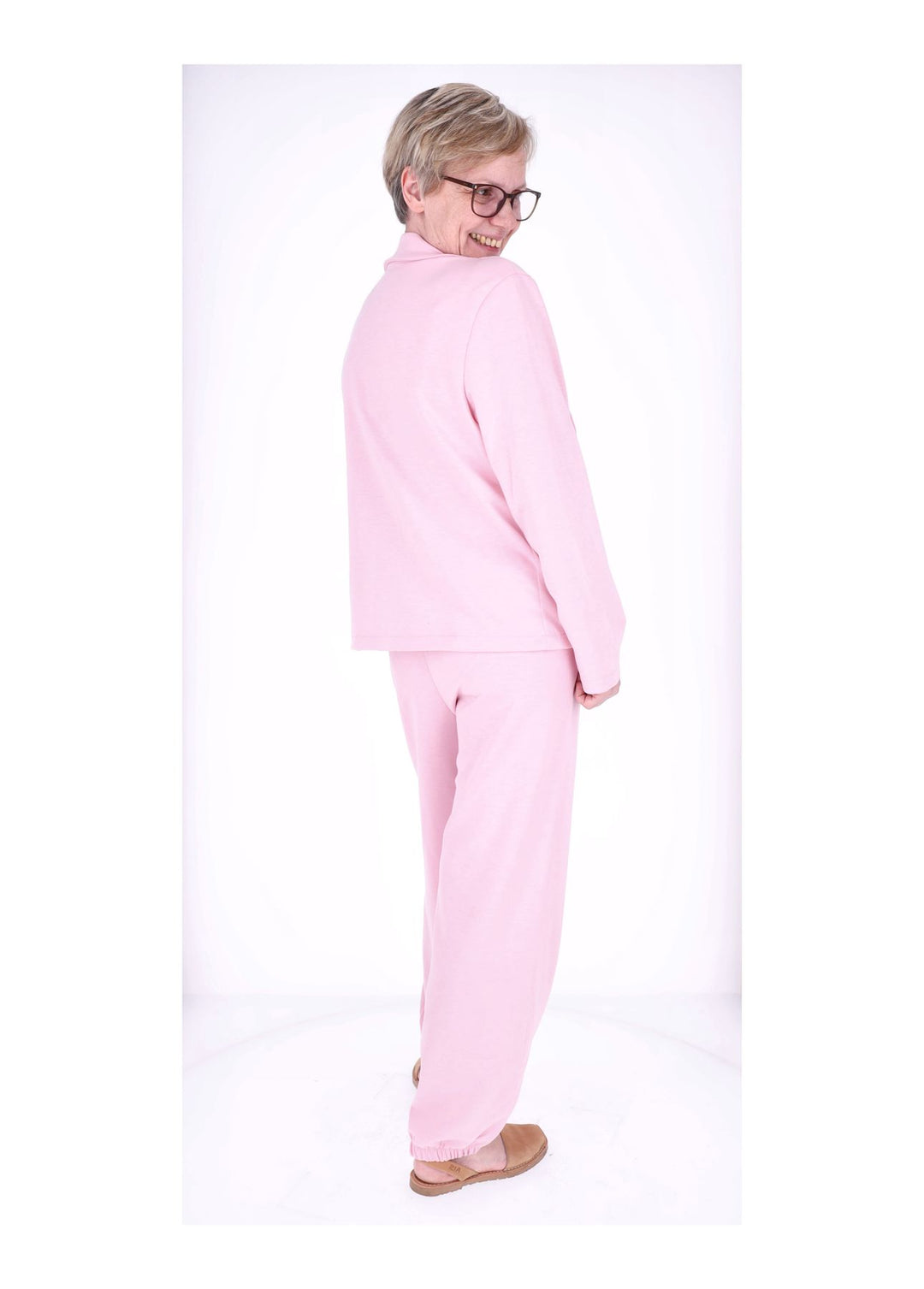 Blazer Damen Ansteckblüte