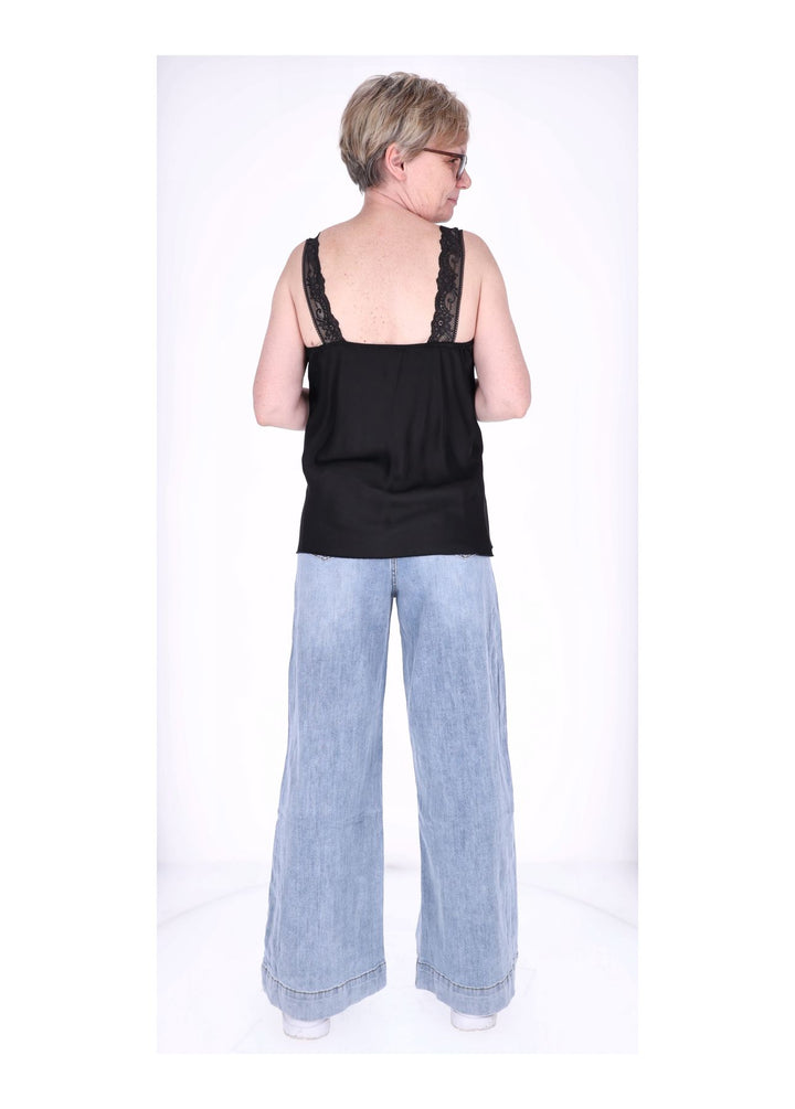 Splash of Color Damen-Top Viskose