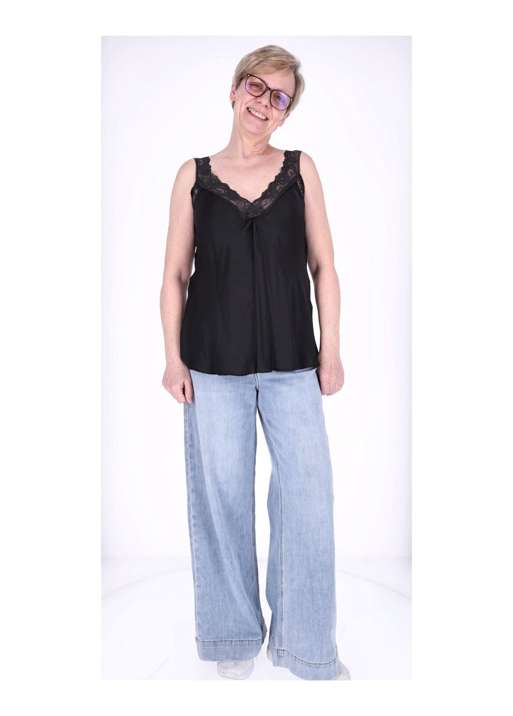 Splash of Color Damen-Top Viskose
