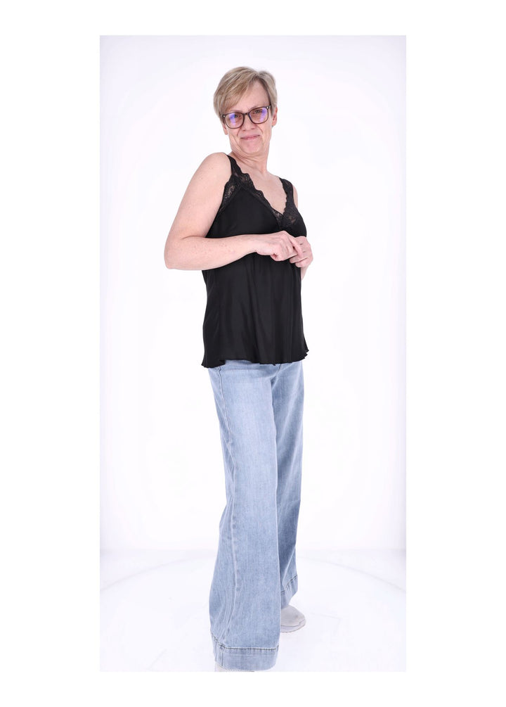 Splash of Color Damen-Top Viskose
