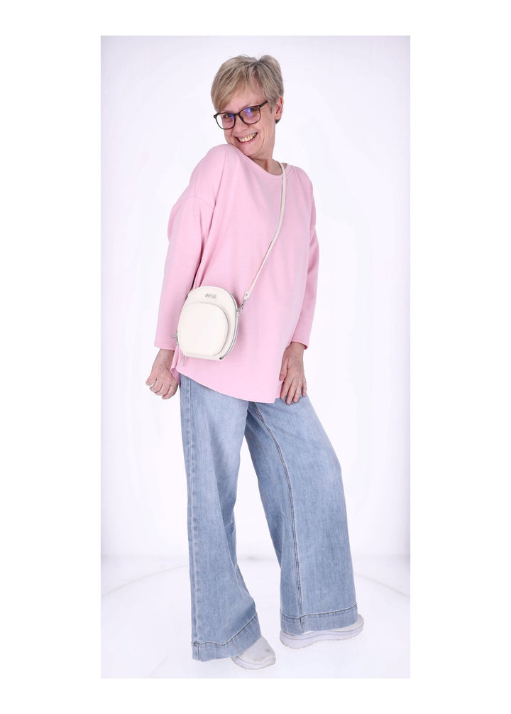 Splash of Color Longshirt Damen Oversized