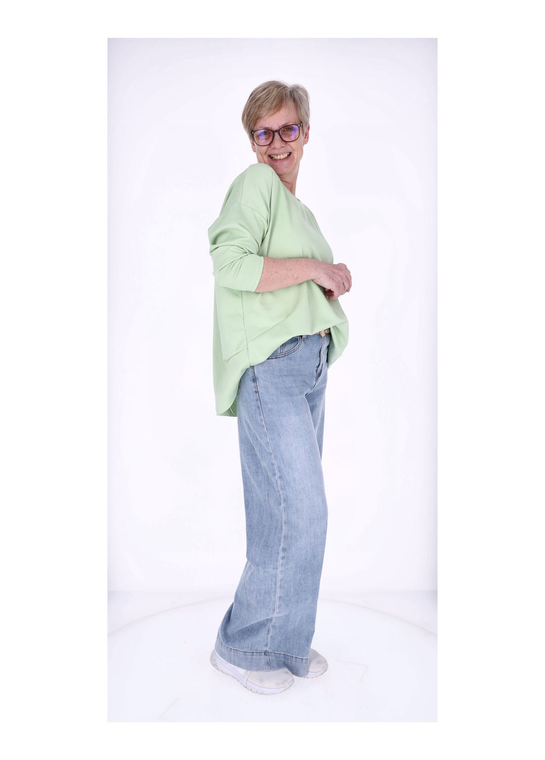 Longshirt Damen Oversized