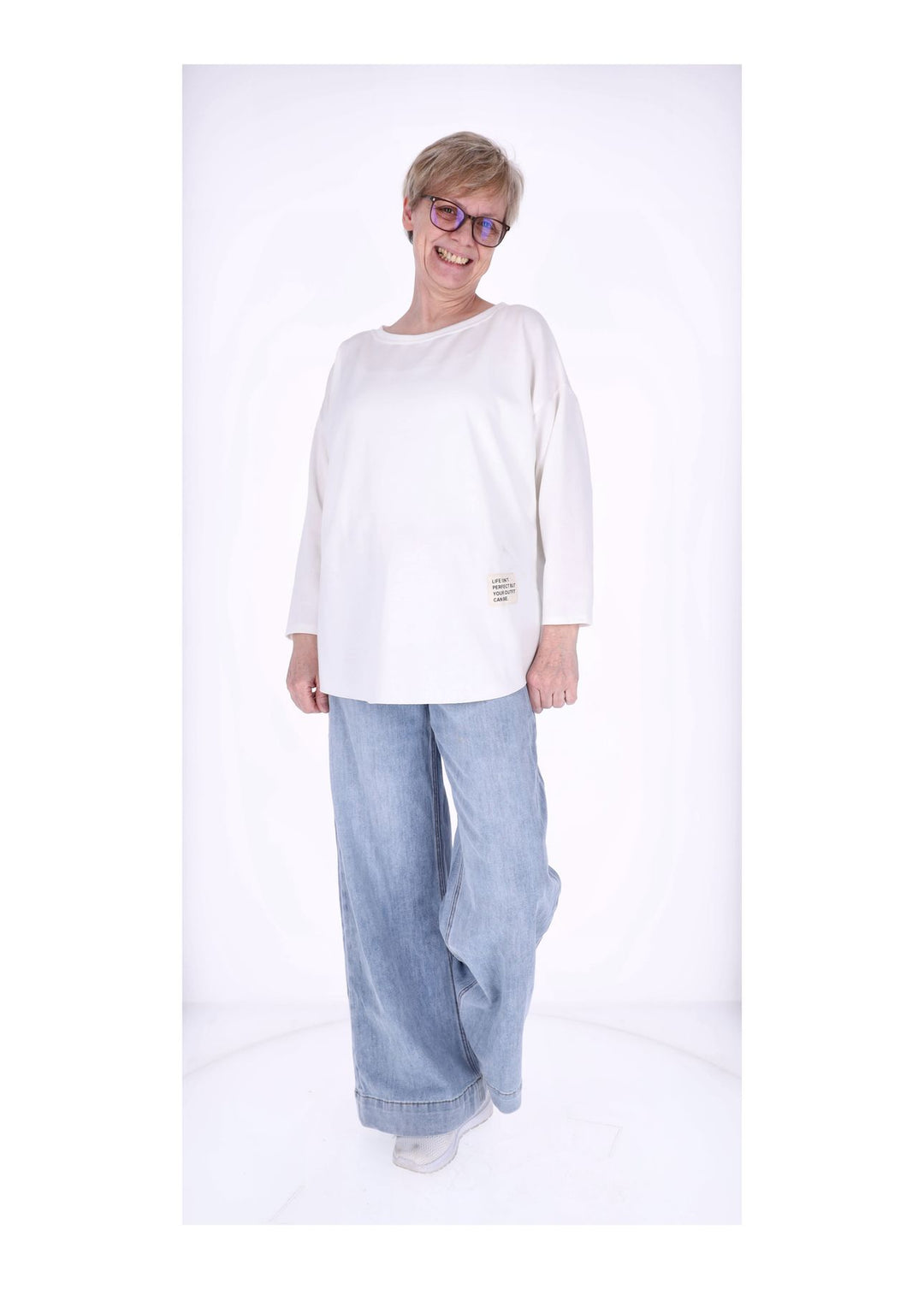 Longshirt Damen Oversized