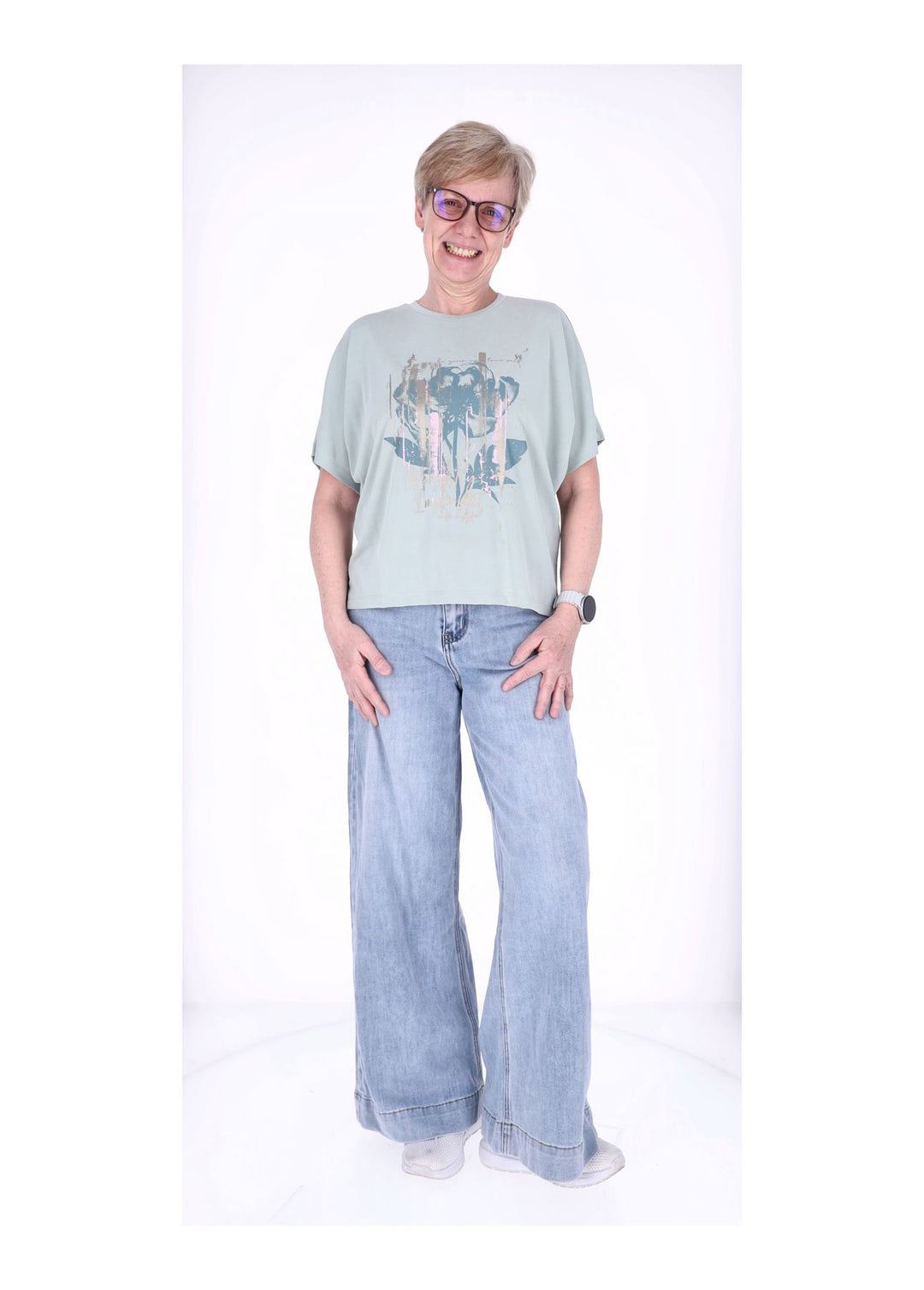 ONLY Free Life T-Shirt Damen Boxy