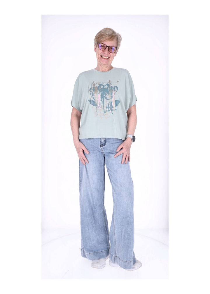 ONLY Free Life T-Shirt Damen Boxy