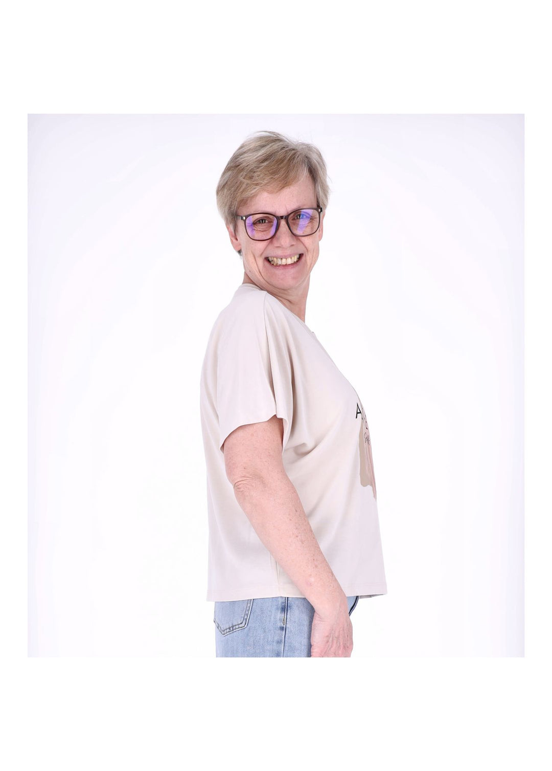 ONLY Free Life T-Shirt Damen Boxy