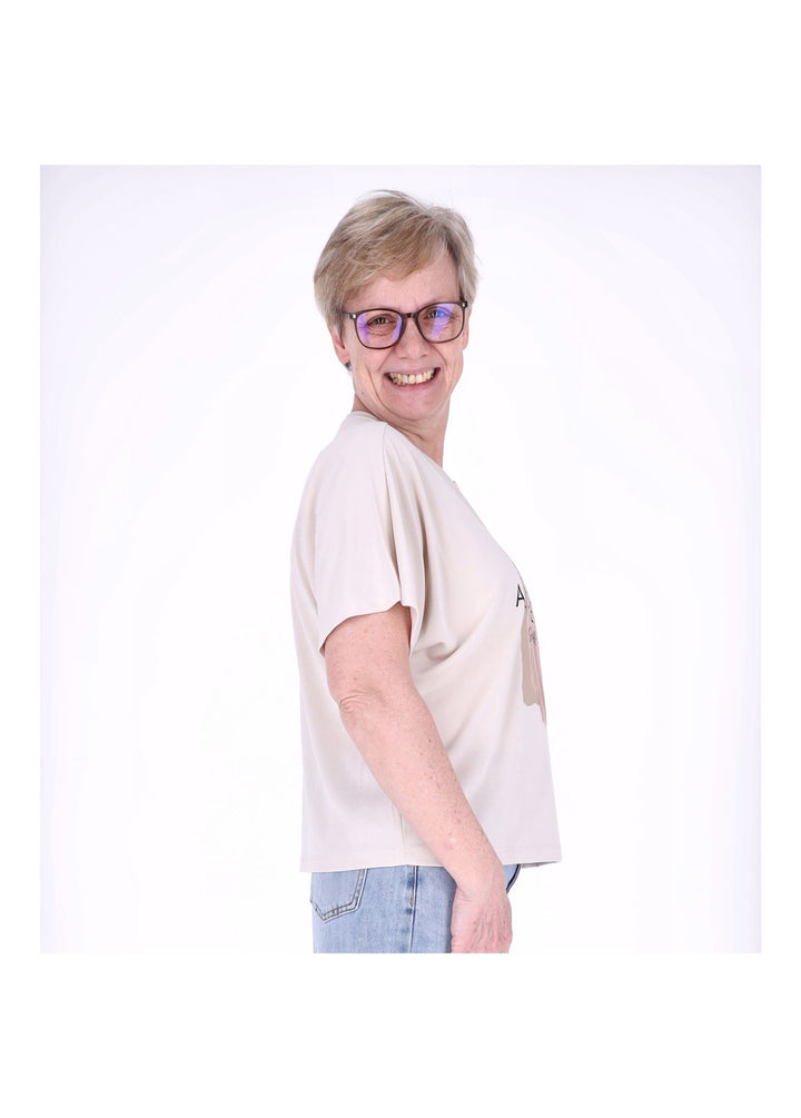 ONLY Free Life T-Shirt Damen Boxy