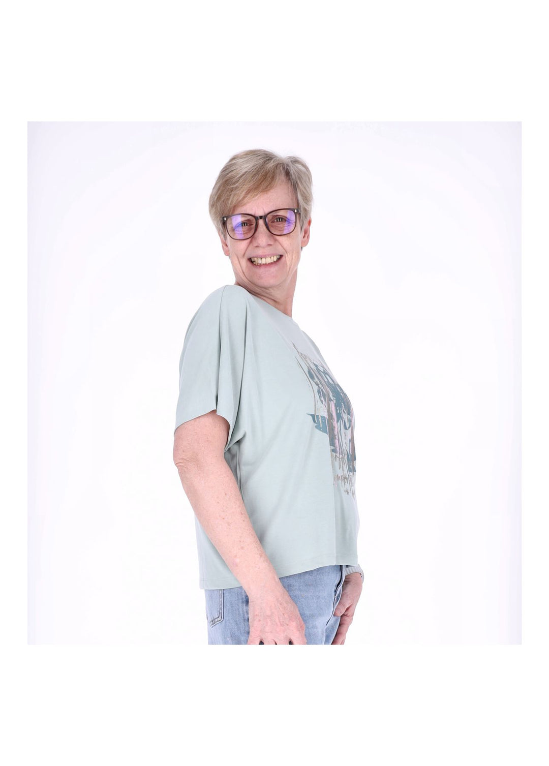 ONLY Free Life T-Shirt Damen Boxy