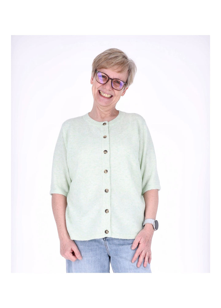 Strickjacke Damen Kurzarm