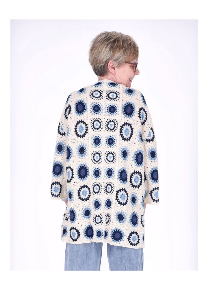 Strickjacke Häkel Damen Granny