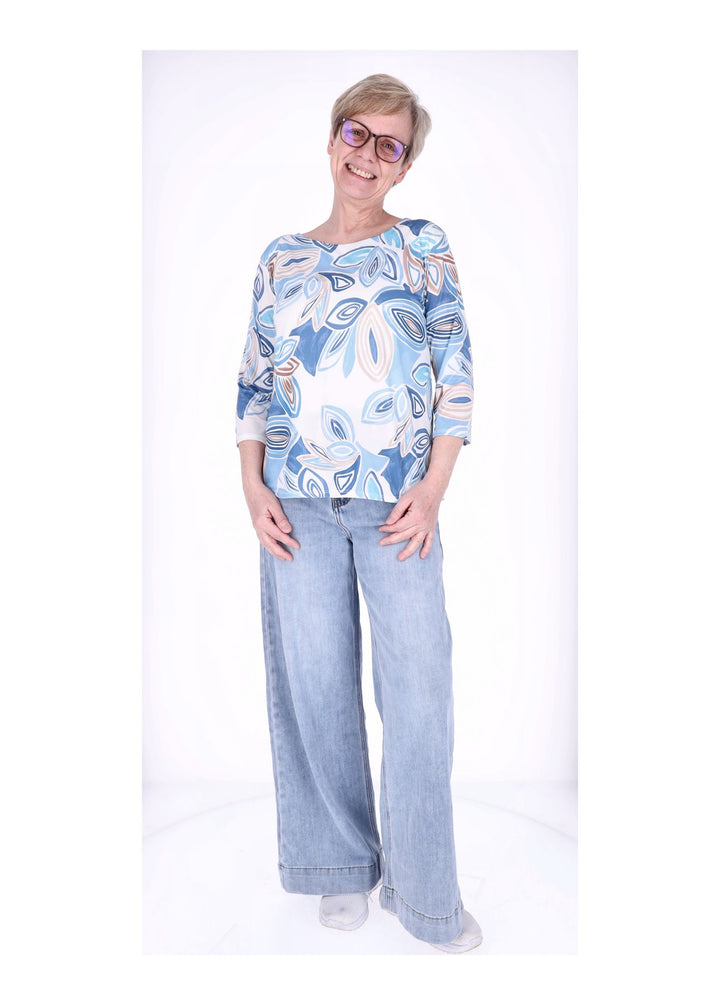 Shirt Damen 3/4 Arm AOP